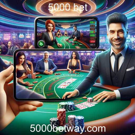 Experiência Imersiva no Cassino ao Vivo do 5000 Bet